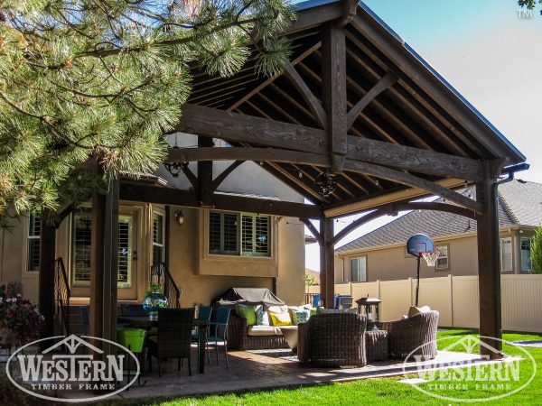 10x12 8000 series wood pavilion kit