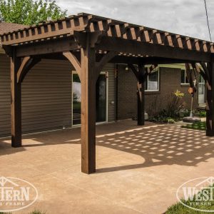12 x 16 Wood Pergola Kit – 8000 Series