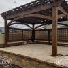 8000 series wood pergola 16 x 19