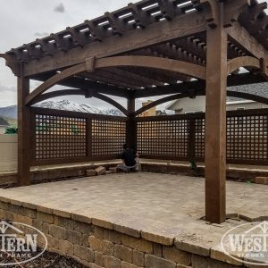 16 x 19 Wood Pergola Kit – 8000 Series