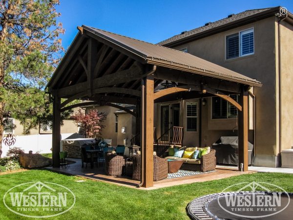 8x12 8000 series wood pavilion kit